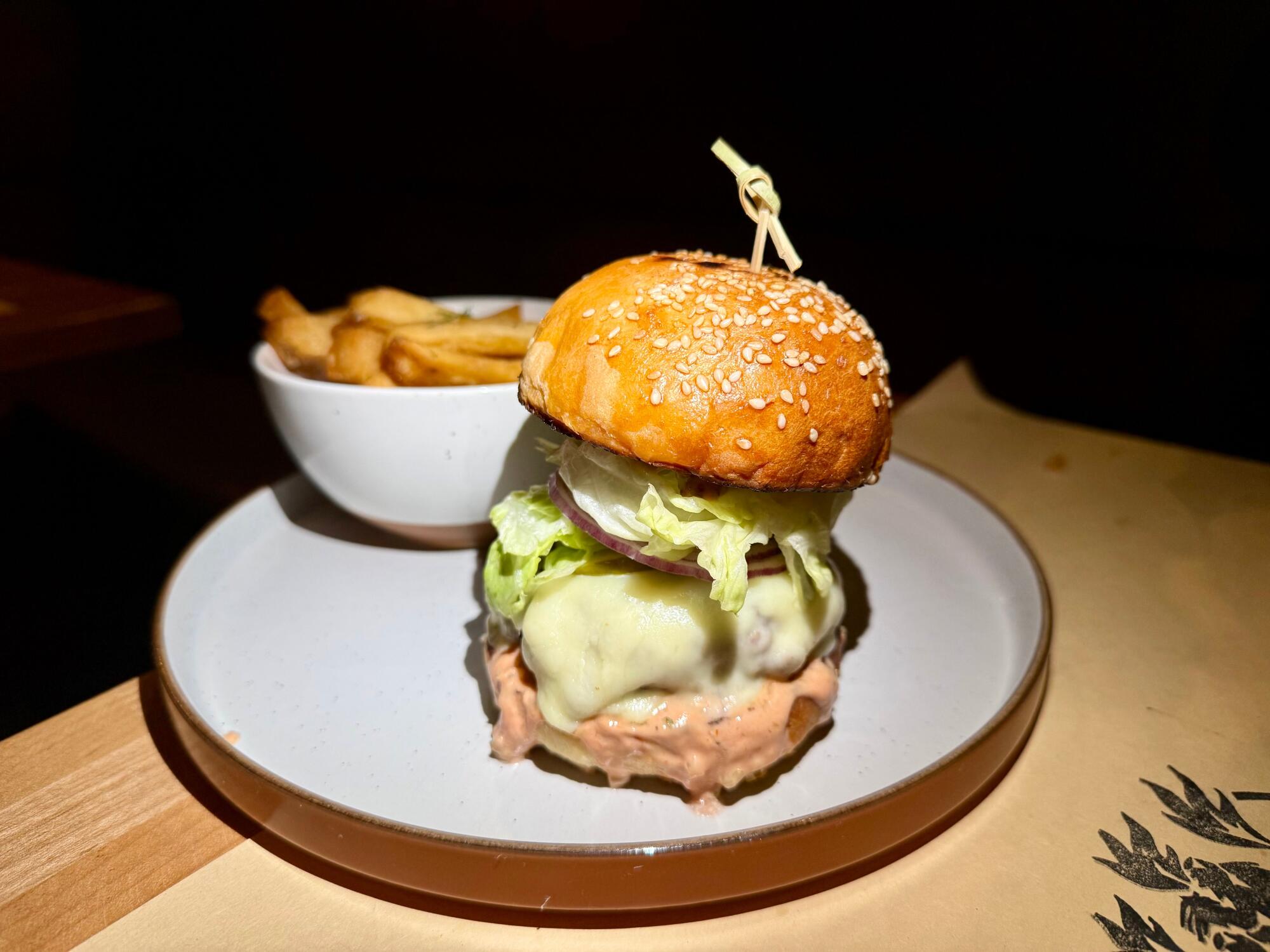 Le dräQ burger from Le dräQ in Downtown L.A. 