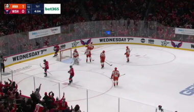 Justin Sourdif with a Goal vs. Anaheim Ducks