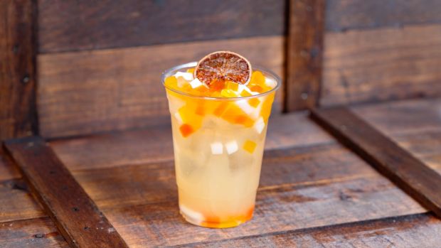Yuzu Lemonade available at Harbour Galley in Disneyland during the 70th anniversary celebration. (Courtesy of Disneyland)