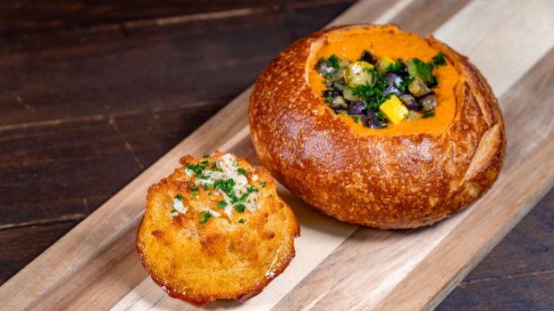 Ratatouille Soup available at Harbour Galley in Disneyland during the 70th anniversary celebration. (Courtesy of Disneyland)