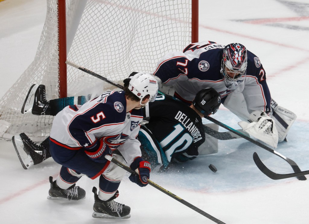 San Jose Sharks center Ty Dellandrea out with lower body injury