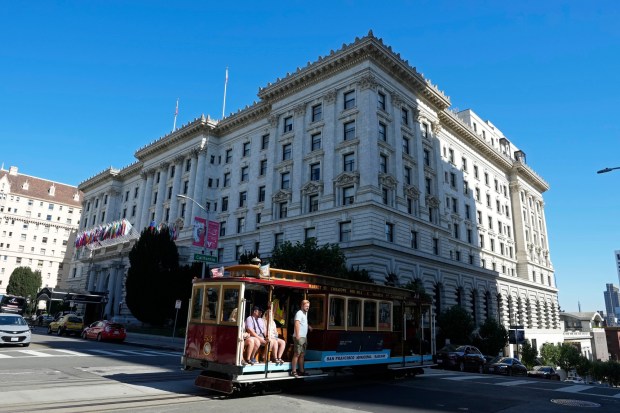 The Fairmont Hotel in San Francisco.