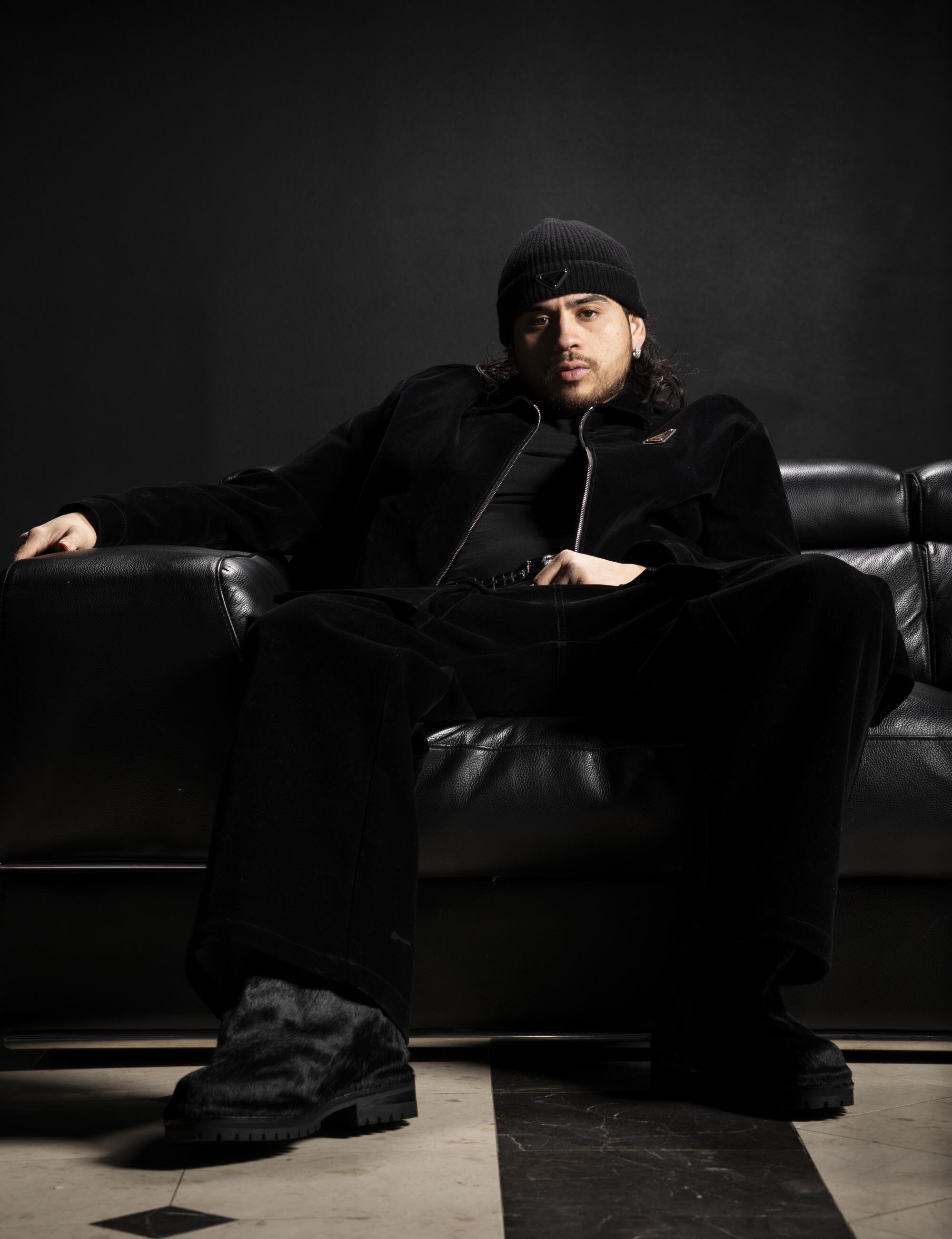 Musician Jesus Ortiz Paz, photographed at his studio in Rancho Cucamonga