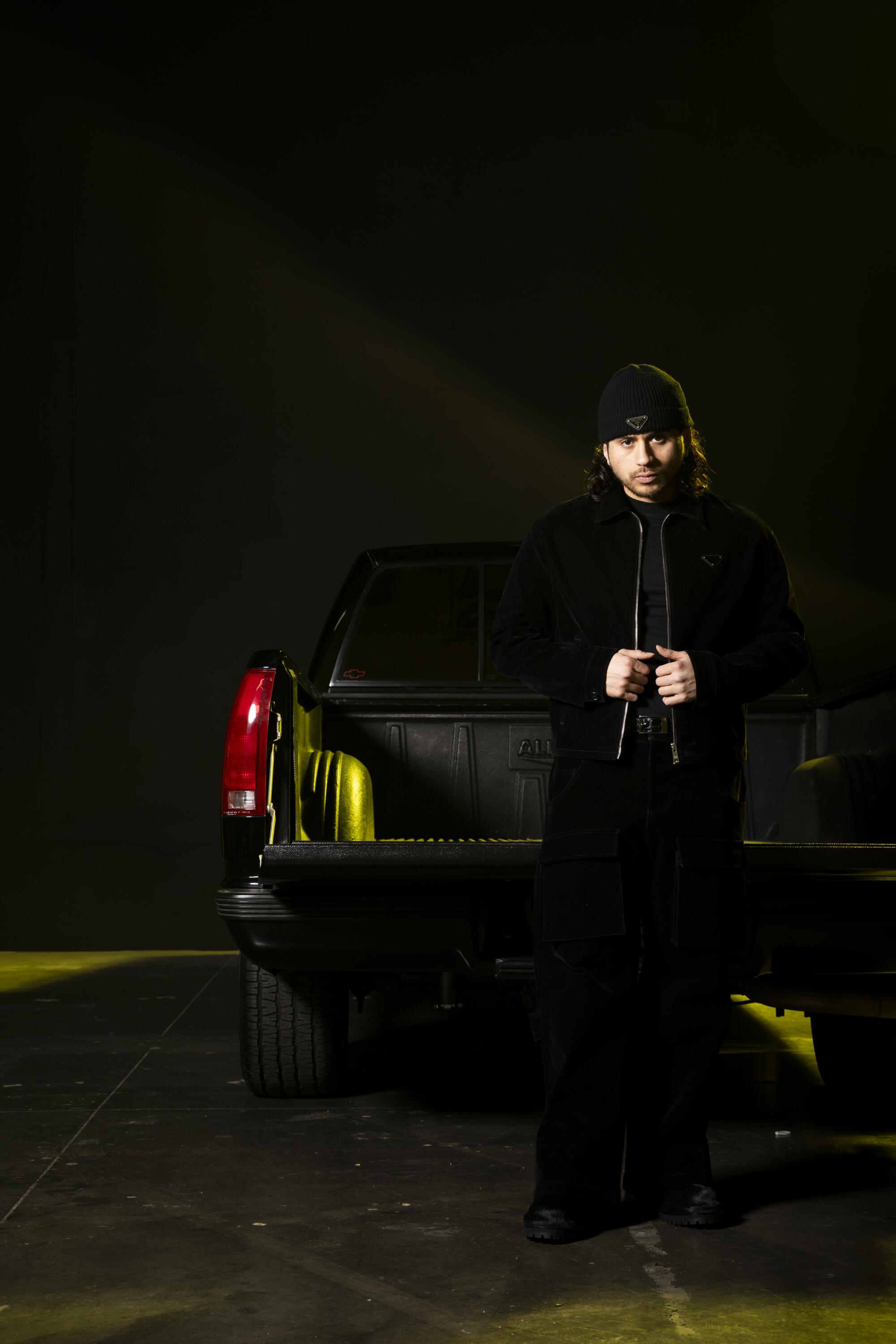 Musician Jesus Ortiz Paz, photographed at his studio in Rancho Cucamonga, CA.