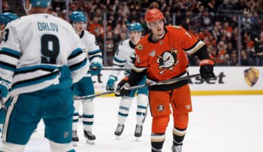 Ducks' Troy Terry misses 1st game of season with upper-body injury