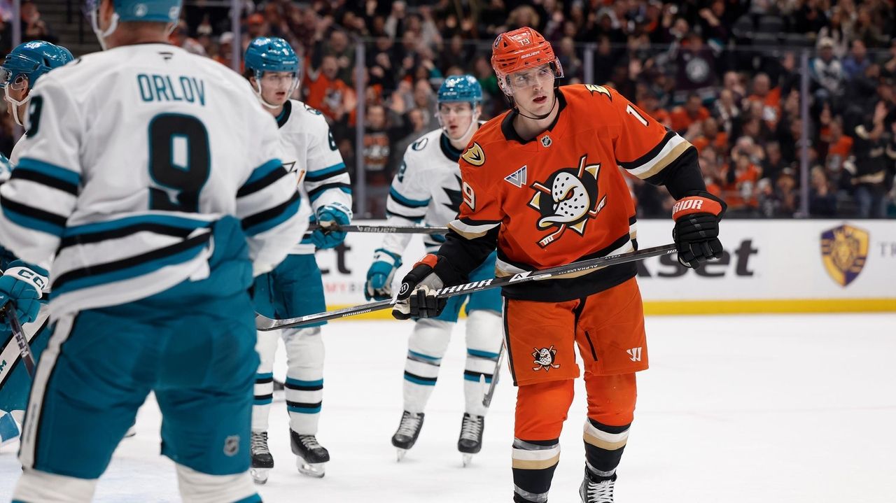 Ducks' Troy Terry misses 1st game of season with upper-body injury