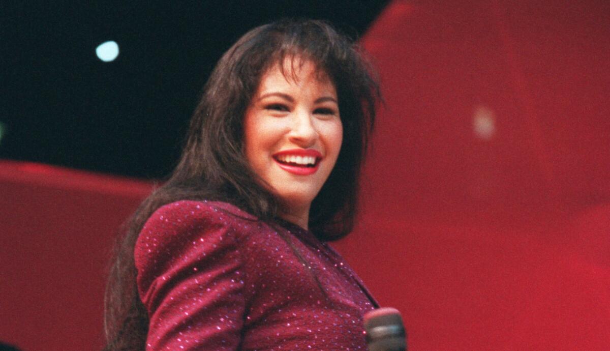 La cantante tejana Selena Quintanilla 