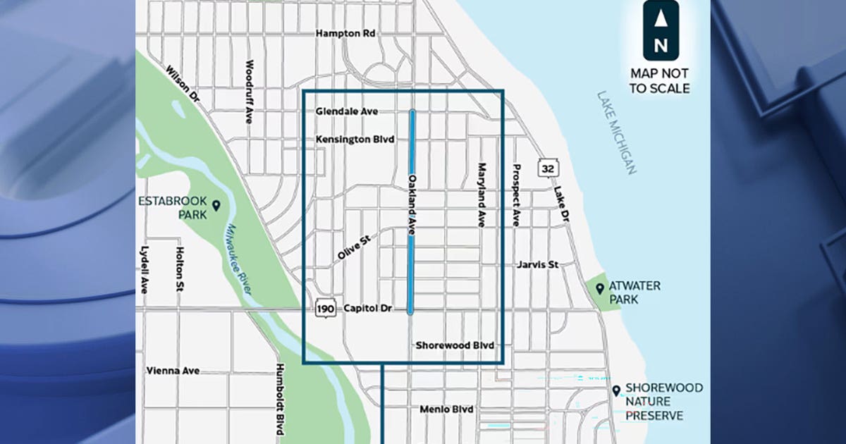 Oakland Avenue reconstruction project in Shorewood begins in February