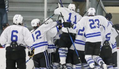 Long Beach hockey's Justin Mele saves, Pichichero brothers key win