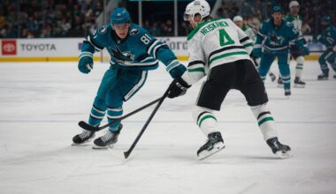Macklin Celebrini extends streak as San Jose Sharks beat Dallas Stars
