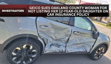 GEICO sues Oakland County woman for not listing her 12-year-old daughter on car insurance policy