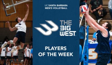Bruening, Schobel Earn Big West Weekly Honors