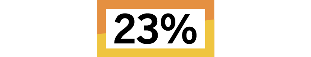 twenty-three percent