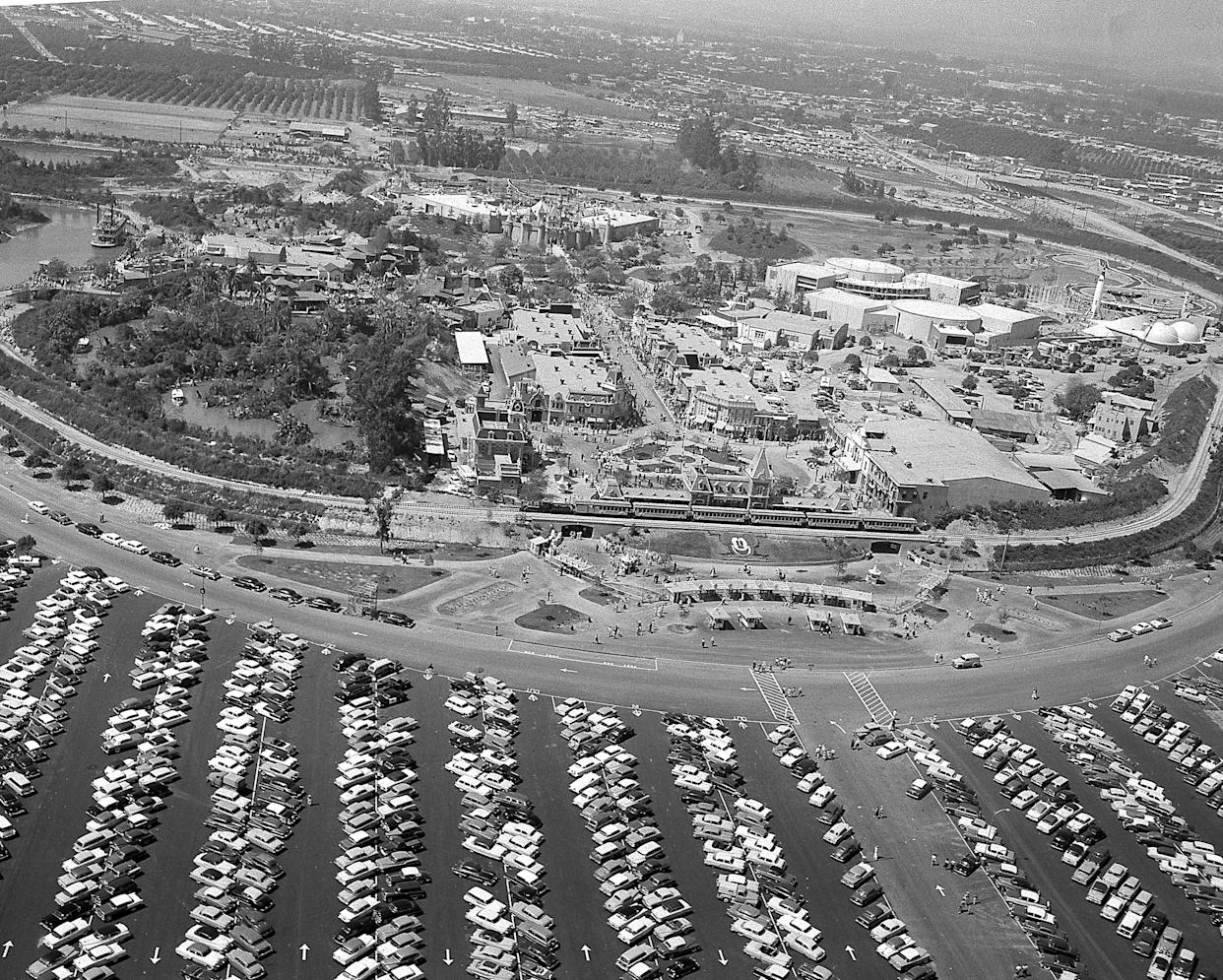 disneyland opening day 1955
