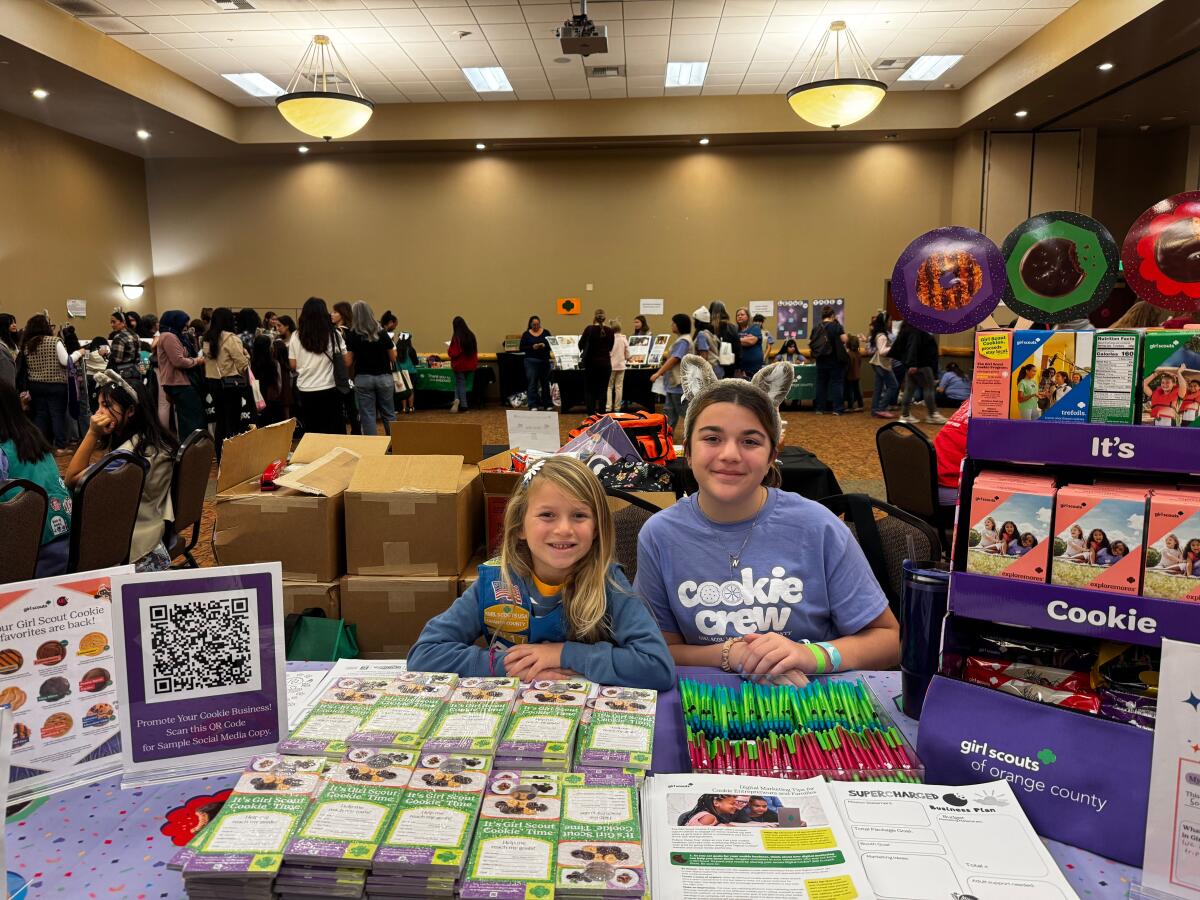 The Girl Scouts of Orange County will begin selling cookies, including the new "Exploremores" cookie, on Jan. 25.