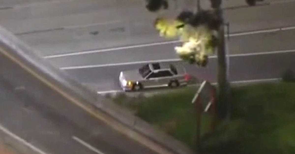 LIVE: Wrong-way driver leads police chase in Los Angeles