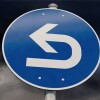 Symbolic image: Sign 180 degree turn