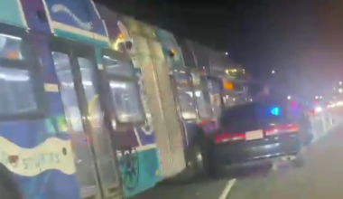 9 hospitalized after car crashes into AC Transit bus in Oakland