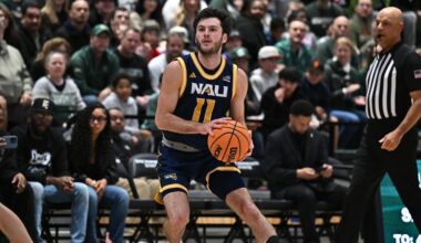 Lumberjack Men’s Basketball Stung by Second Half Hornet Run