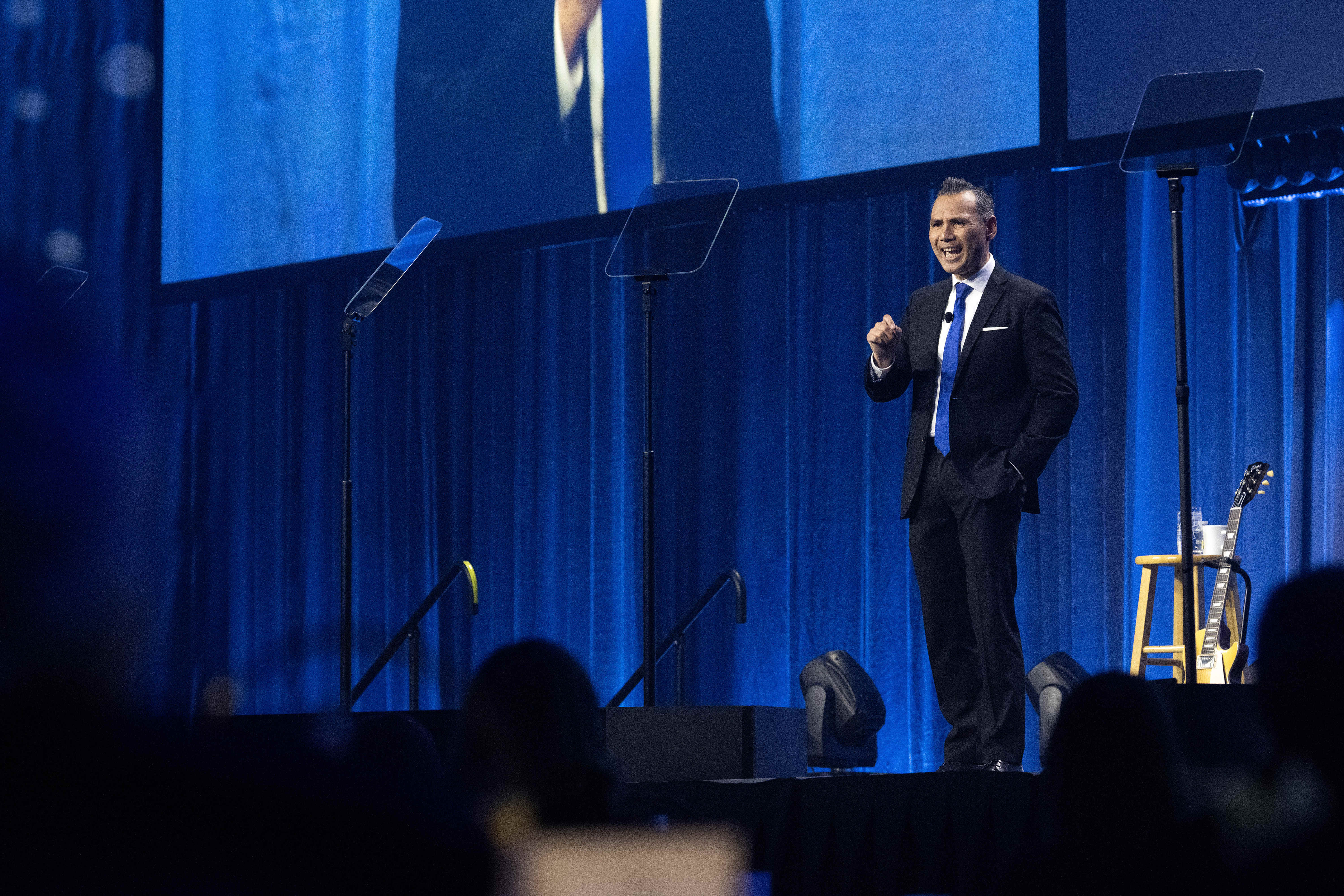 Chief Executive Officer Noel Hacegaba speaks during the Port of...