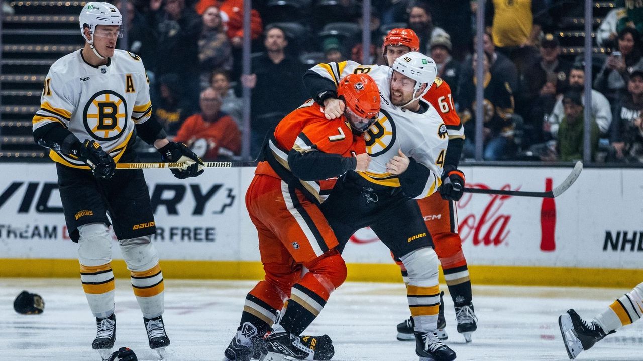 Anaheim Ducks acquire tough forward Jeffrey Viel from Boston Bruins in trade for 4th-round pick