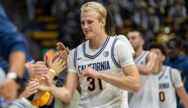 Cal’s Rytis Petraitis Sidelined For Remainder Of 2025-26 Season