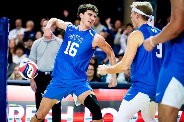 BYU volleyball sweeps UC San Diego – Deseret News
