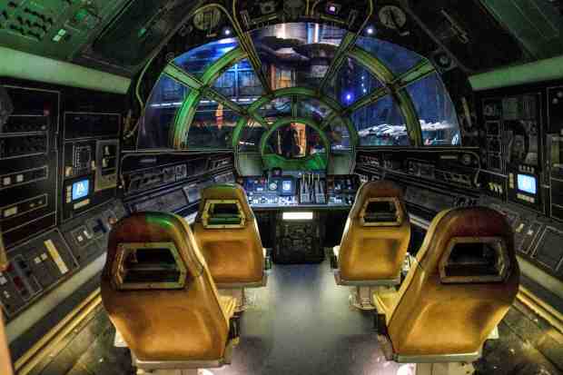 The cockpit of Millennium Falcon: Smugglers Run at Star Wars: Galaxy's Edge inside Disneyland in Anaheim, CA, on Monday, June 3, 2019. (Photo by Jeff Gritchen, Orange County Register/SCNG)
