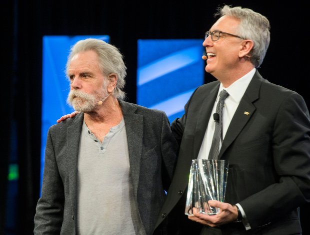 Grateful Dead guitarist and founding member Bob Weir received the Music for Life Award during the Breakfast of Champions at the 2018 NAMM Show in Anaheim. (Photo by Keith Durflinger, Orange County Register/SCNG)