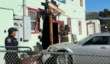 Several hurt after car slams into San Francisco church