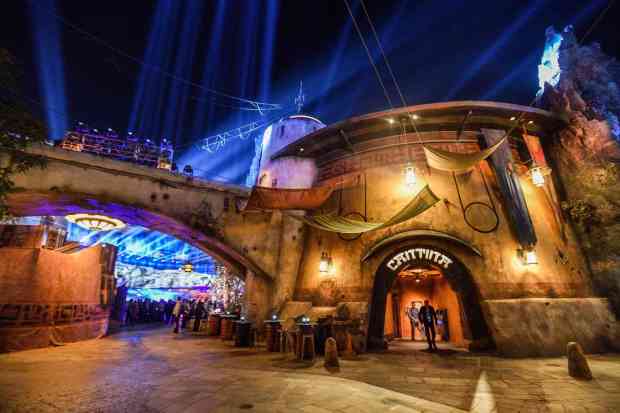 The exterior of Oga's Cantina at Star Wars: Galaxy's Edge at Disneyland in Anaheim, CA, on Wednesday, May 29, 2019. (Photo by Jeff Gritchen, Orange County Register/SCNG)