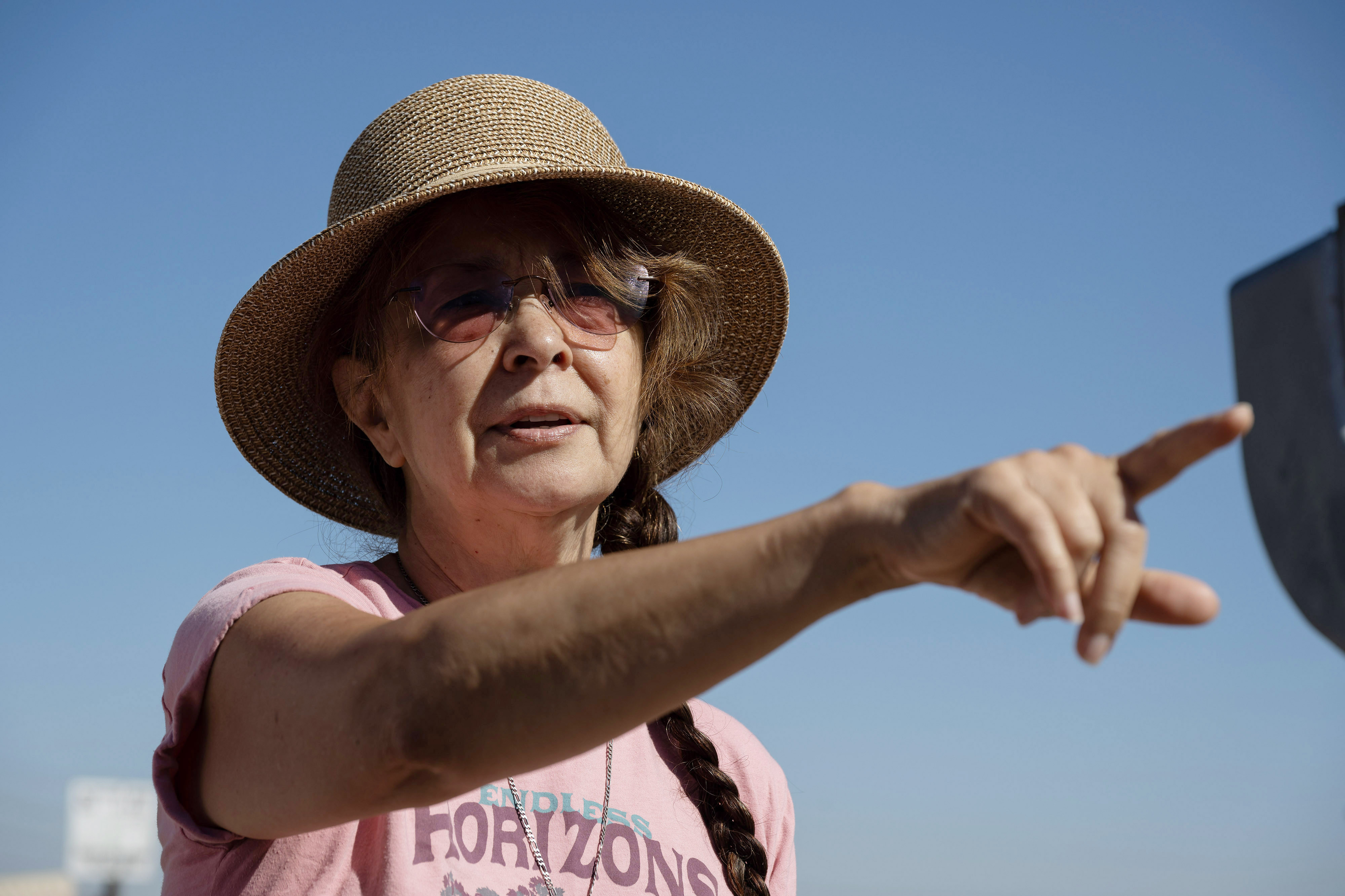 Niki Negrete-Mitchell describes the proposed Metro K Line extension near...