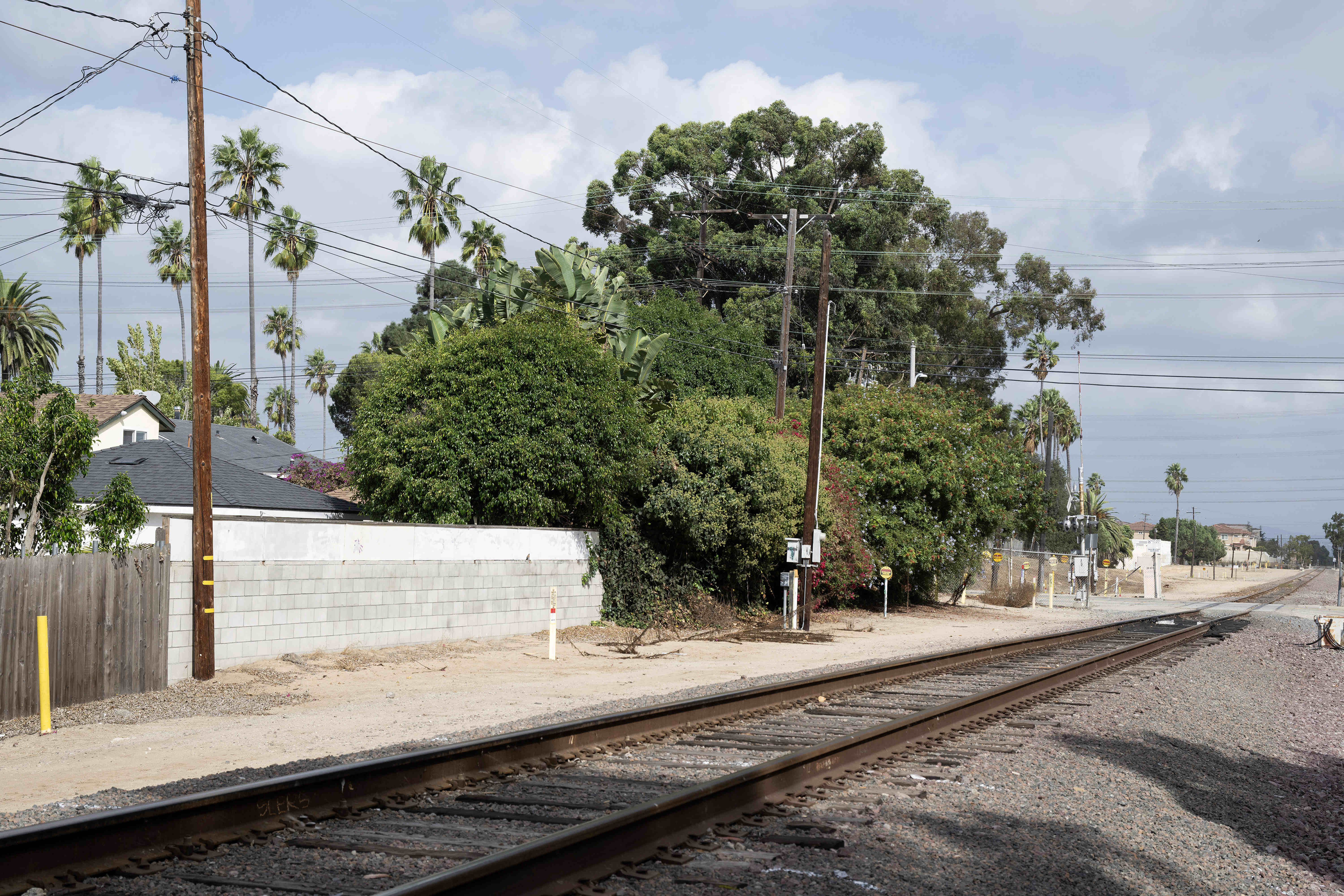 The freight rail line near 182nd St. in Redondo Beach...