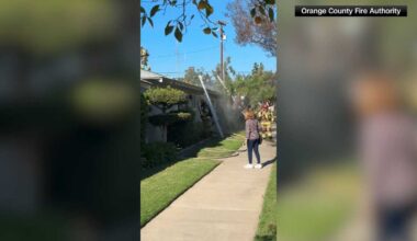 UPS driver helps save 101-year-old in California fire