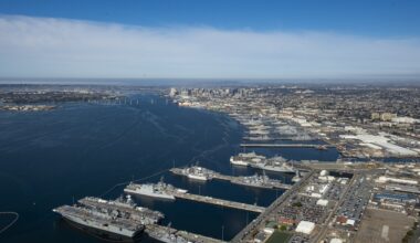 Aerial Photo of Naval Base San Diego