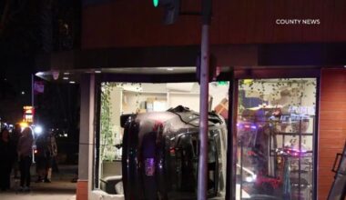 Car crashes into Long Beach coffee-and-wine hangout spot