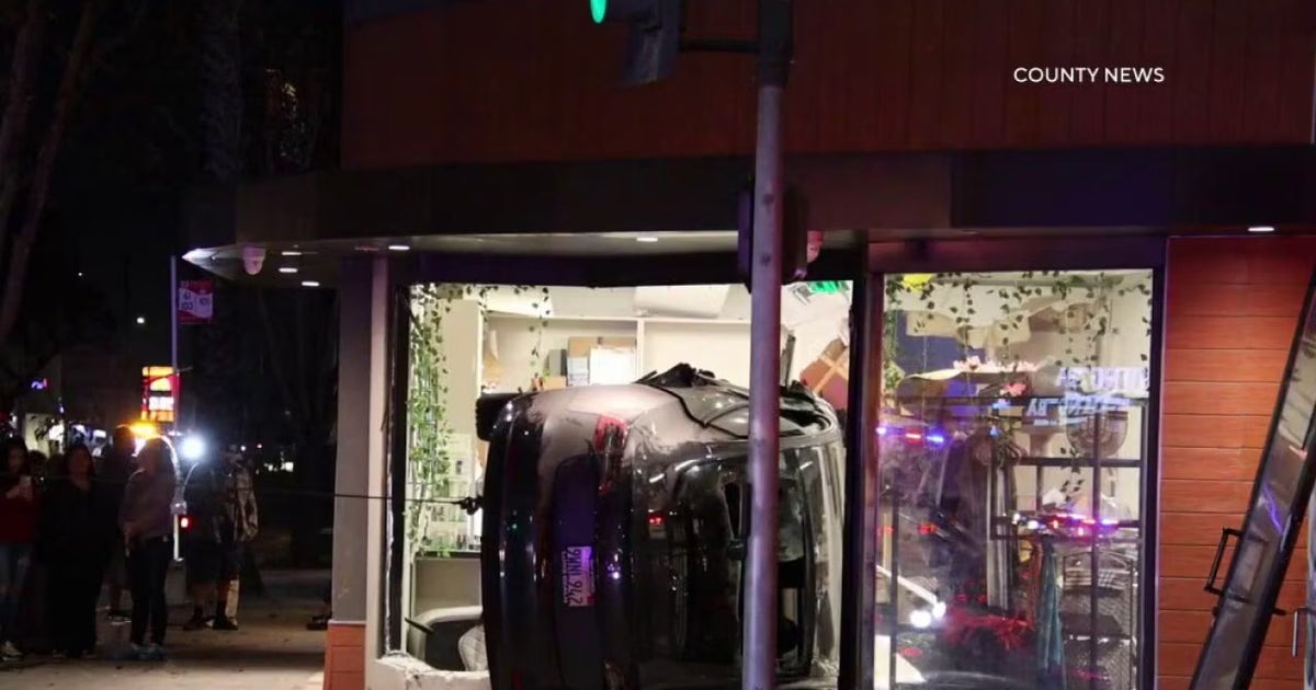 Car crashes into Long Beach coffee-and-wine hangout spot