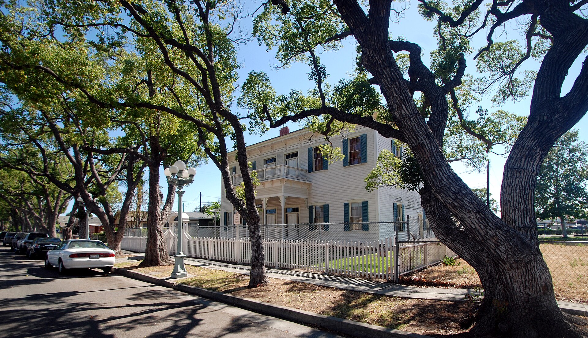 The Drum Barracks Civil War Museum lies within a residential...