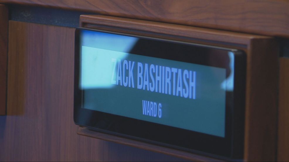 A Bakersfield City Council meeting turned tense Tuesday night after Councilman Zack Bashirtash delivered an emotional and controversial speech criticizing the city’s homelessness response programs and the people living in encampments across the city. PHOTO: KBAK/KBFX