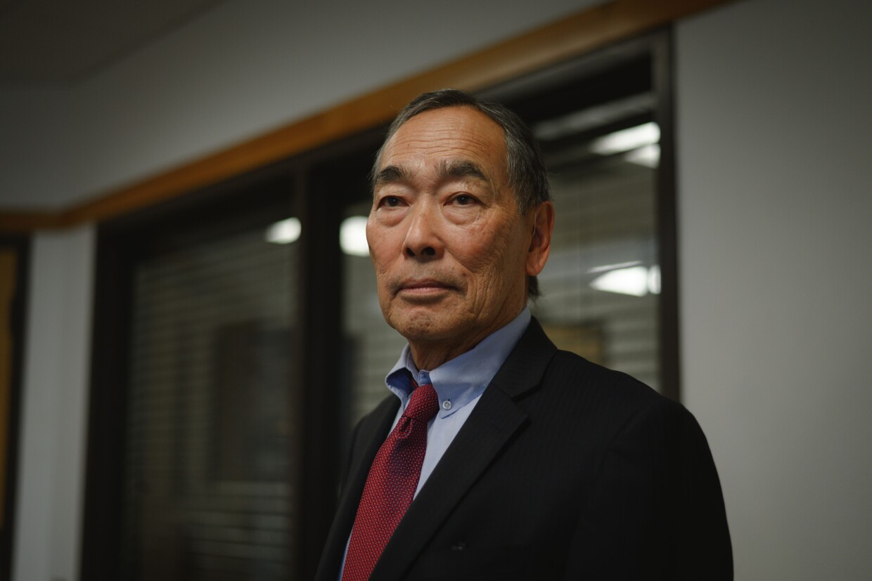 Imperial City Manager Dennis Morita stands for a portrait at the Imperial County administration building in El Centro, California on December 18, 2025. The city of Imperial is suing the over a massive planned data center project which city officials allege has not gone through the necessary review.