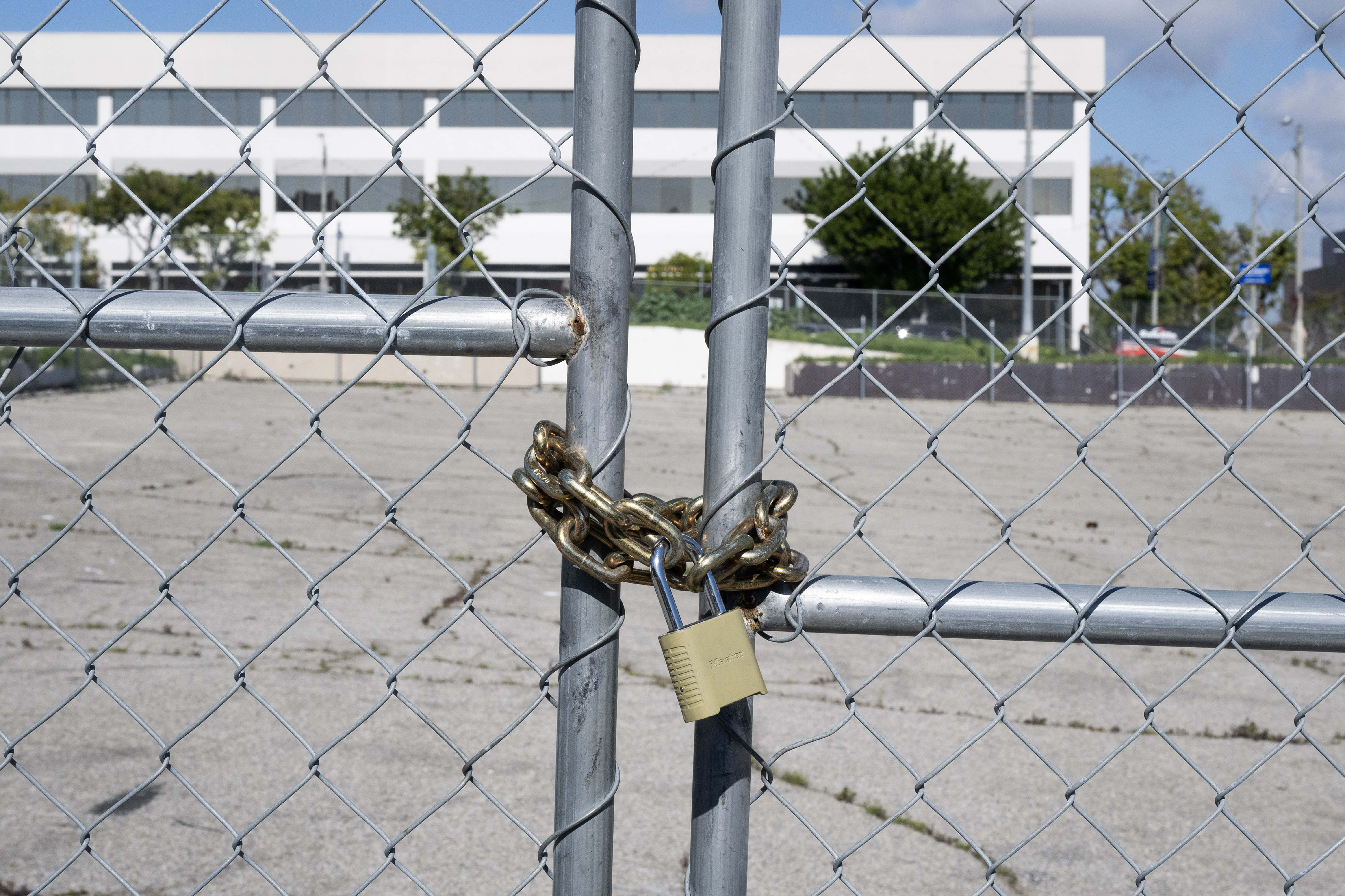 The county-owned former courthouse property in San Pedro on Friday,...