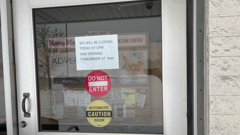 The King Kullen on New York Avenue in Huntington announces...