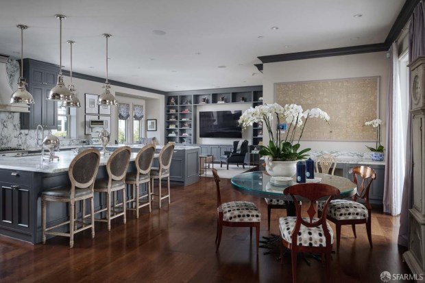 A modern chef's kitchen.