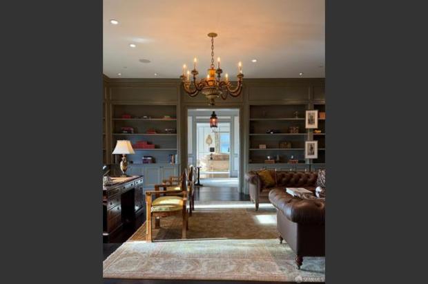 A railroad-style view into multiple rooms.