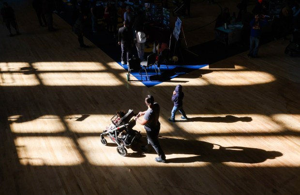 Visitors tour the Henry J. Kaiser Center for the Arts after a ribbon-cutting ceremony with Oakland Mayor Barbara Lee in Oakland, Calif., on Saturday, Jan. 24, 2026. (Ray Chavez/Bay Area News Group)