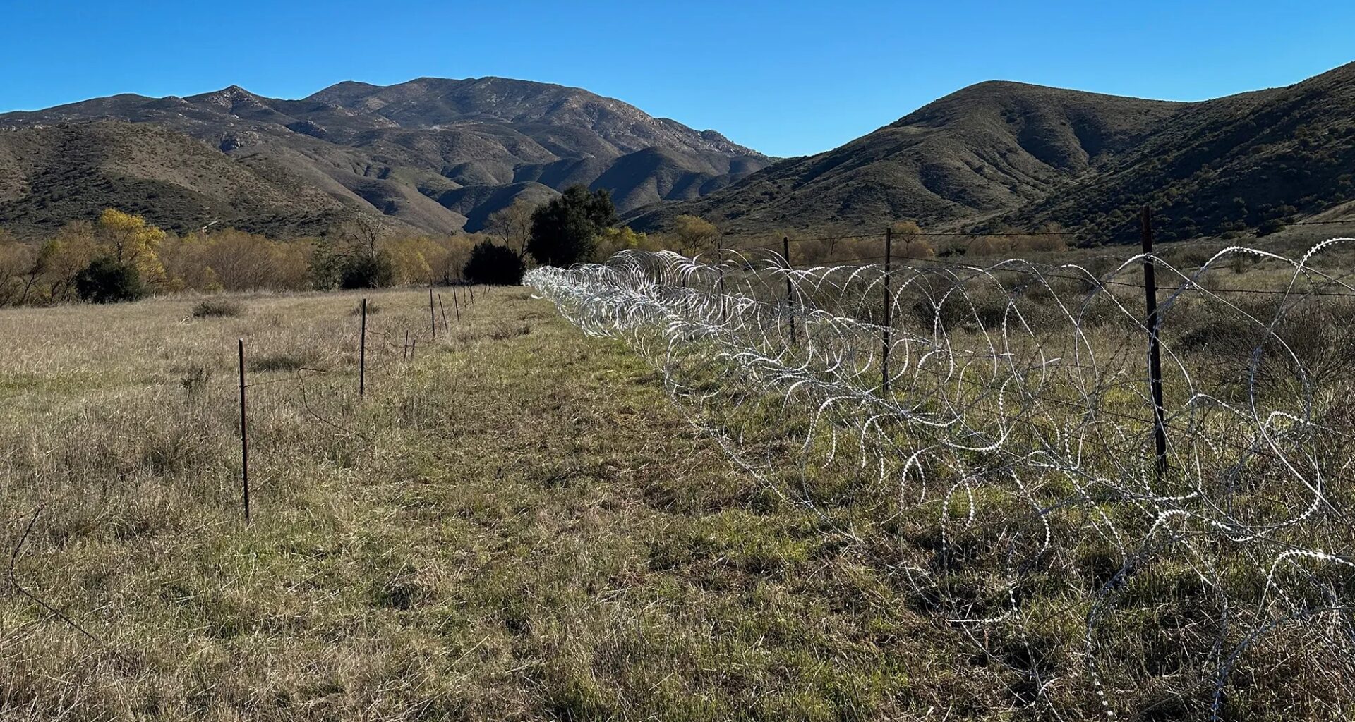 San Diego sues federal agencies over razor wire fencing on city land