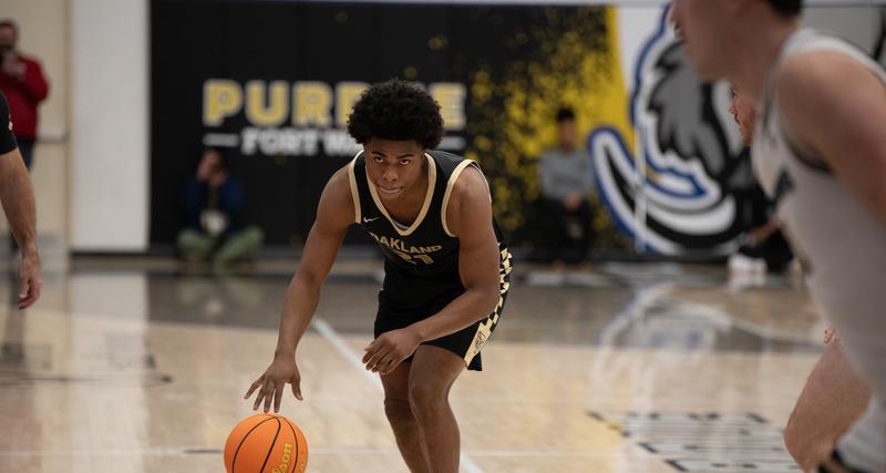 Oakland Controls Paint, Pulls Away Late in 74-65 Win at Purdue Fort Wayne