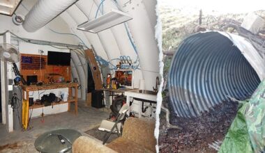 'Hidden bunker' found with 'alarming cache' of weapons in California, police say