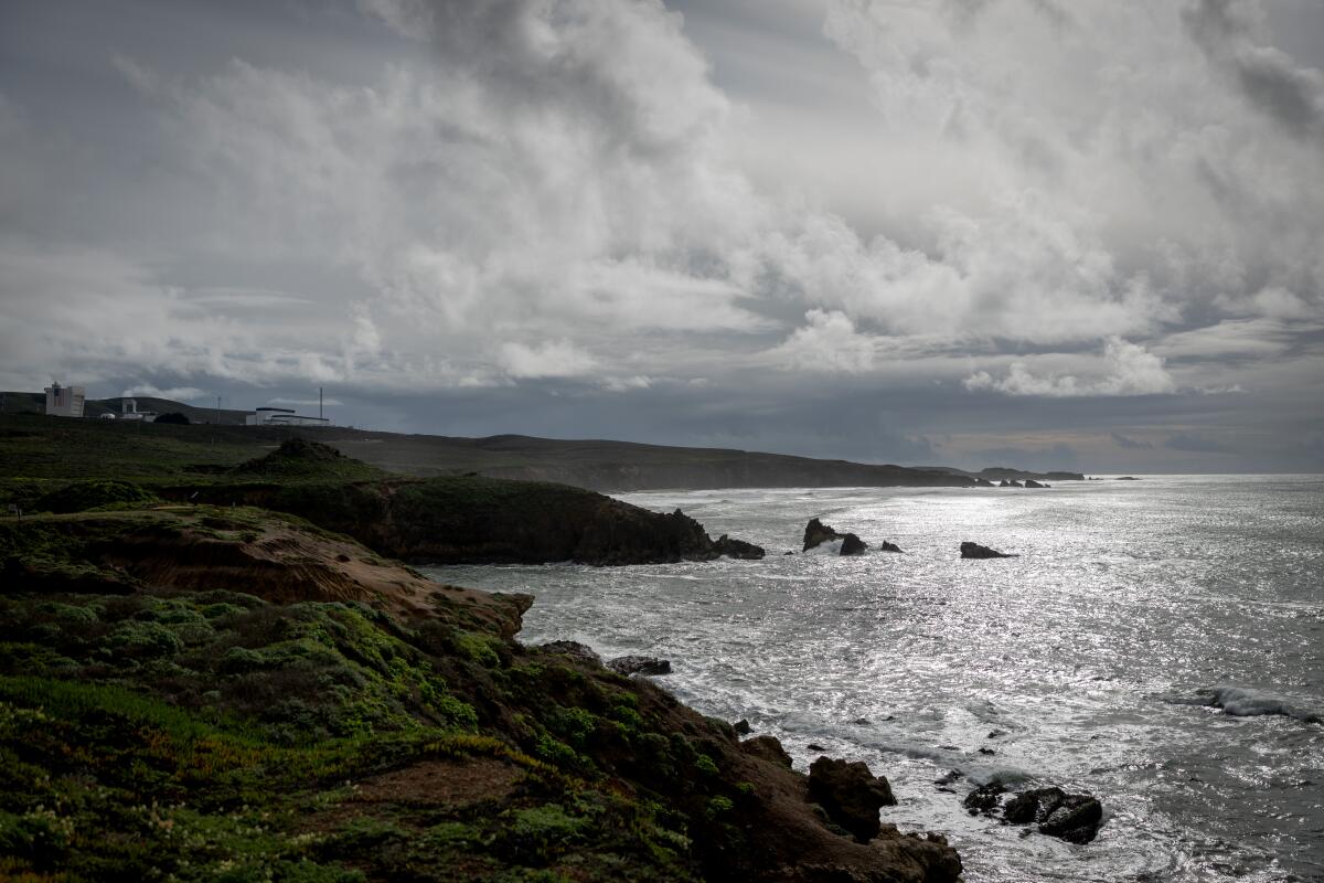 The southern coastline of Vandenberg Space Force Base.