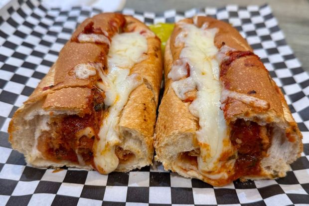 The meatball hero at Johnny's the Bronx in Corona Del Mar. (Photo by Brock Keeling, Orange County Register/SCNG)